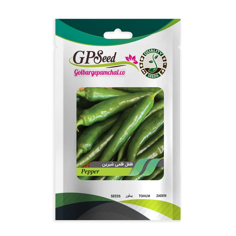 بذر فلفل قلمی شیرین گلبرگ پامچال کد GPF-122