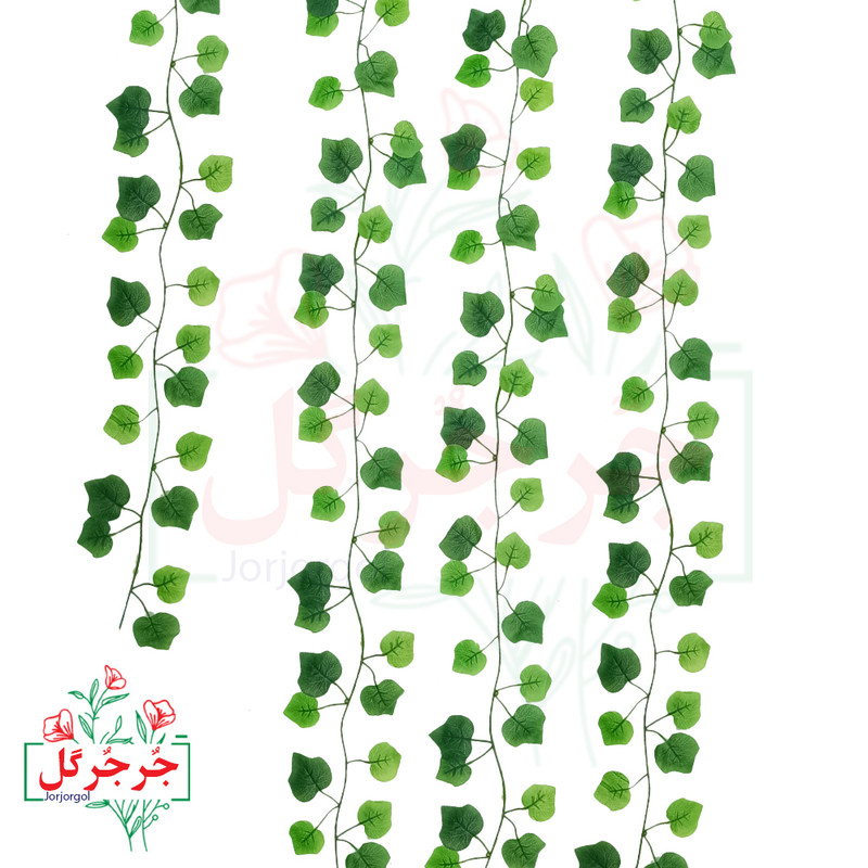 گل مصنوعی جُرجُرگل مدل ریسه برگ نخی انگور لمسی بسته 12 عددی گل مصنوعی جُرجُرگل مدل ریسه برگ نخی انگور لمسی بسته 12 عددی