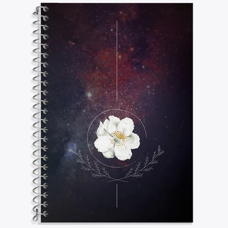 دفتر لغت 50 برگ خندالو طرح گل (Flower) کد F2544