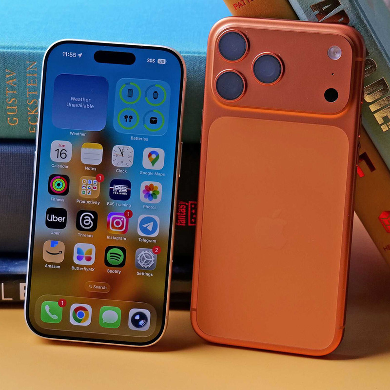 گوشی موبایل اپل مدل iPhone 17 Pro Max ZAA تک سیم کارت + eSim ظرفیت 512 گیگابایت و رم 12 گیگابایت - اکتیو  - به همراه شارژر 20 وات اپل
