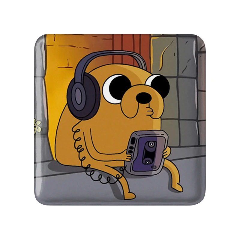 مگنت خندالو طرح جیک وقت ماجراجویی Adventure Time  مدل مربعی کد 20847
