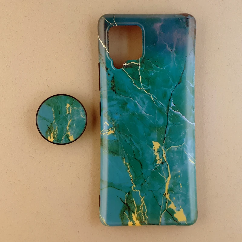 کاور مدل ماربل کد 05 مناسب برای گوشی موبایل سامسونگ Galaxy 42 به همراه پایه نگهدارنده