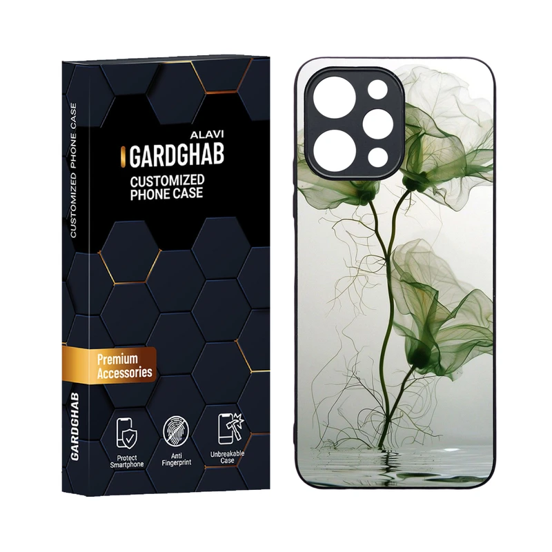 کاور گارد قاب علوی مدل دورژله ای هنری مناسب برای گوشی موبایل شیائومی Redmi 12 4G / 12 5G