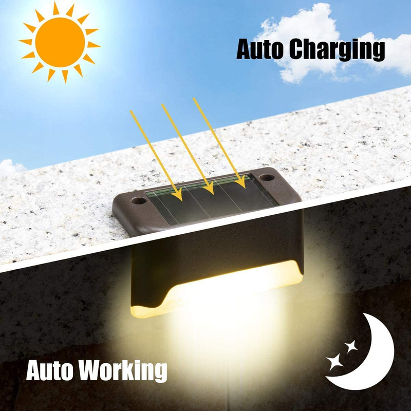 چراغ پارکی خورشیدی مدل Solar Deck بسته ۱۲ عددی