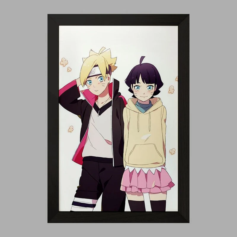 تابلو خندالو مدل بوروتو و هیماواری اوزوماکی انیمه بوروتو Boruto کد 15714