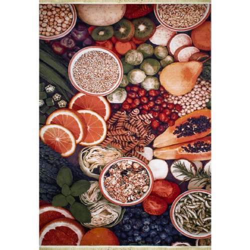 فرش ماشینی افرند طرح میوه مدل آشپزخانه کد 194