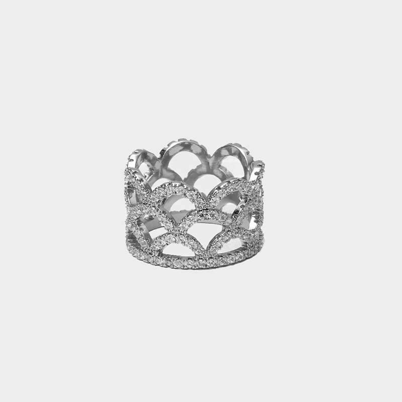 انگشتر زنانه مدل رادیوم تاج 487