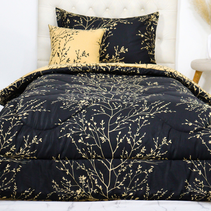 سرویس خواب مانیکاهوم طرح Ada Gold مدل 001 یک نفره چهار تکه