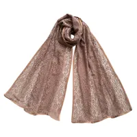  شال زنانه مدل توری گیپور بتجقه ای 