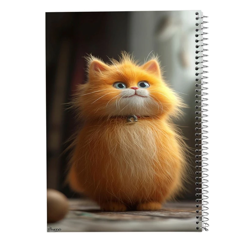 دفتر شطرنجی 50 برگ مدوپد طرح سگ و گربه کد DF17299