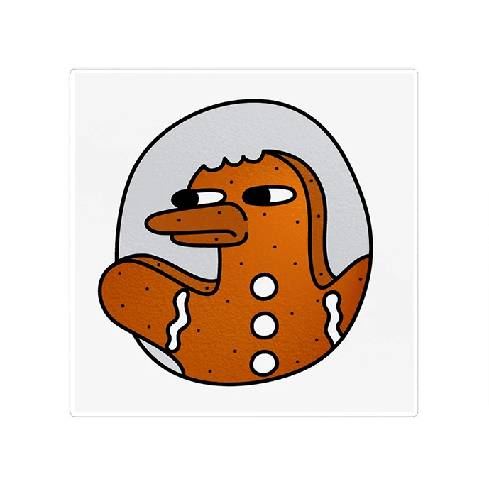 استیکر لپ تاپ ماسا دیزاین طرح اردک مدل STKJO