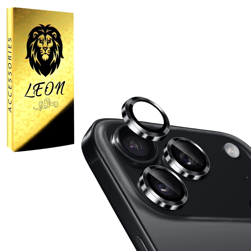 محافظ لنز دوربین فلزی لئون مدل Lenzo Yo مناسب برای گوشی موبایل اپل iPhone 17 Pro Max