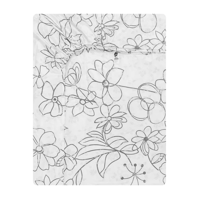 ملحفه نخ پنبه آدنو مدل شیوا کد IR210 یک نفره سایز 90x200 سانتی‌متر