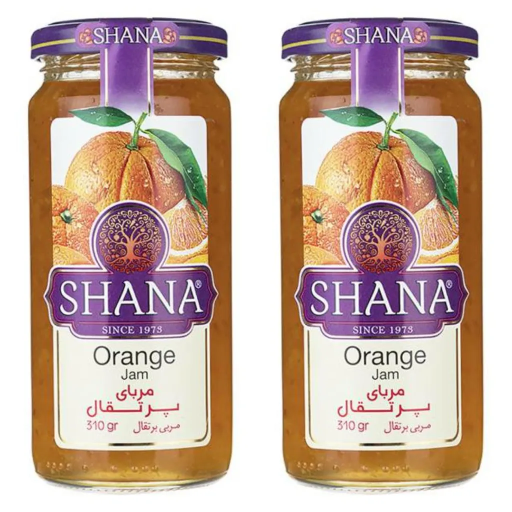 مربای پرتقال شانا - 310 گرم بسته ی 2عددی