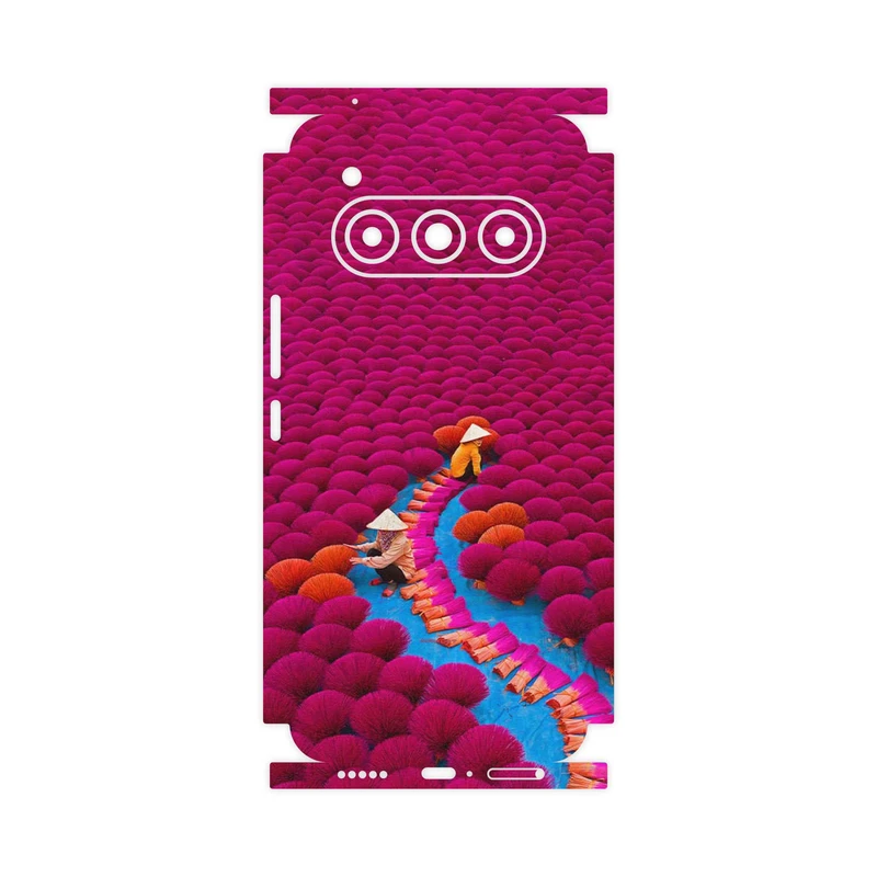 برچسب پوششی ماهوت مدل Vietnam Incense Wood Farms-FullSkin مناسب برای گوشی موبایل داریا Bond II Lite 5G