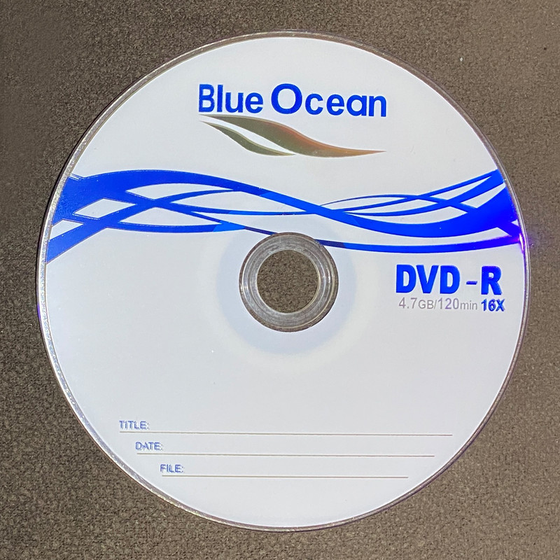 دی وی دی خام مدل Blue Ocean کد X16