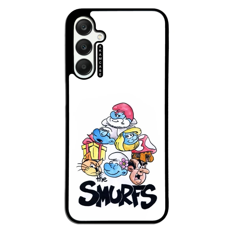 کاور آکام مدل AMC-WSGA25-SMURFS-24 مناسب برای گوشی موبایل سامسونگ Galaxy A25