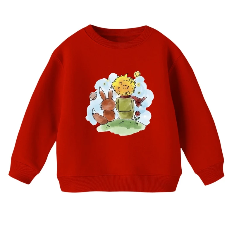 سویشرت بچگانه مدل شازده کوچولو و روباه کد 6