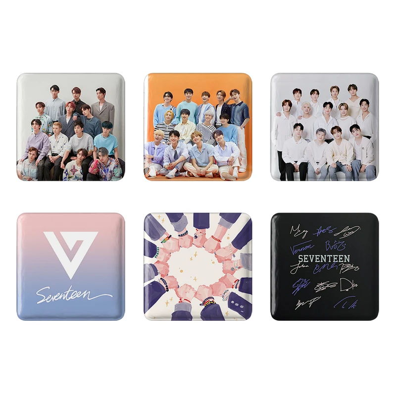 مگنت خندالو طرح گروه سونتین Seventeen کد 1306A مجموعه 6 عددی