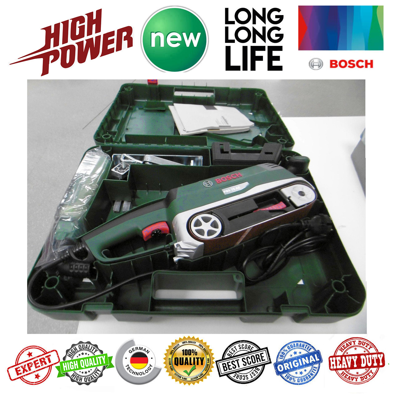 دستگاه سنباده زن بوش مدل تسمه ای  PBS 75 AE