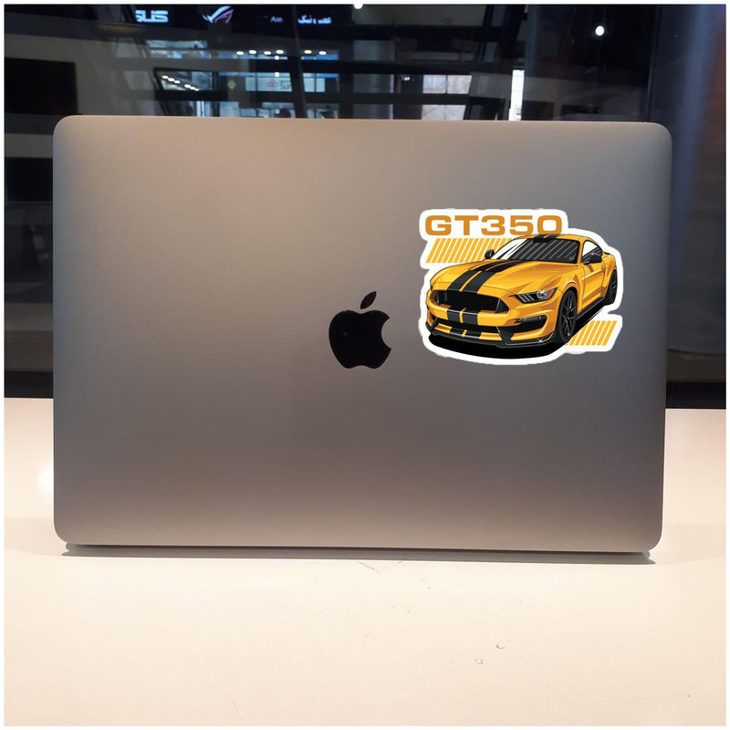 استیکر لپتاپ مدل ماشین فورد GT350 کد 350