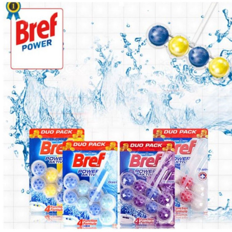 قرص خوشبو کننده توالت فرنگی برف مدل پاور اکتیو OCEAN-101 بسته 8 عددی