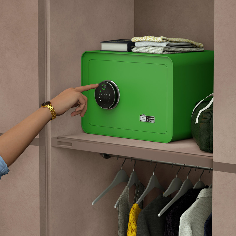 گاوصندوق الکترونیکی سدید مدل لمسی اثرانگشتی 350WFT