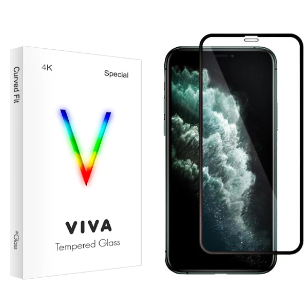 محافظ صفحه نمایش سرامیکی ویوا مدل 4K مناسب برای گوشی موبایل اپل Iphone 11 pro max