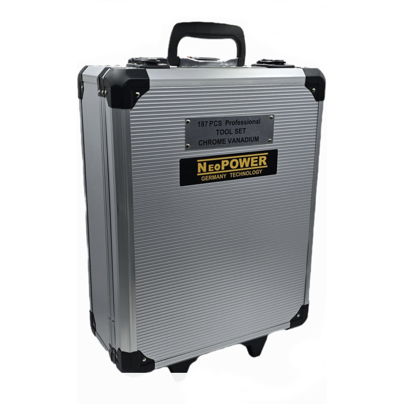 مجموعه 187عددی ابزار نیوپاور مدل PROFESSIONAL-TOOLS مجموعه 187عددی ابزار نیوپاور مدل PROFESSIONAL-TOOLS
