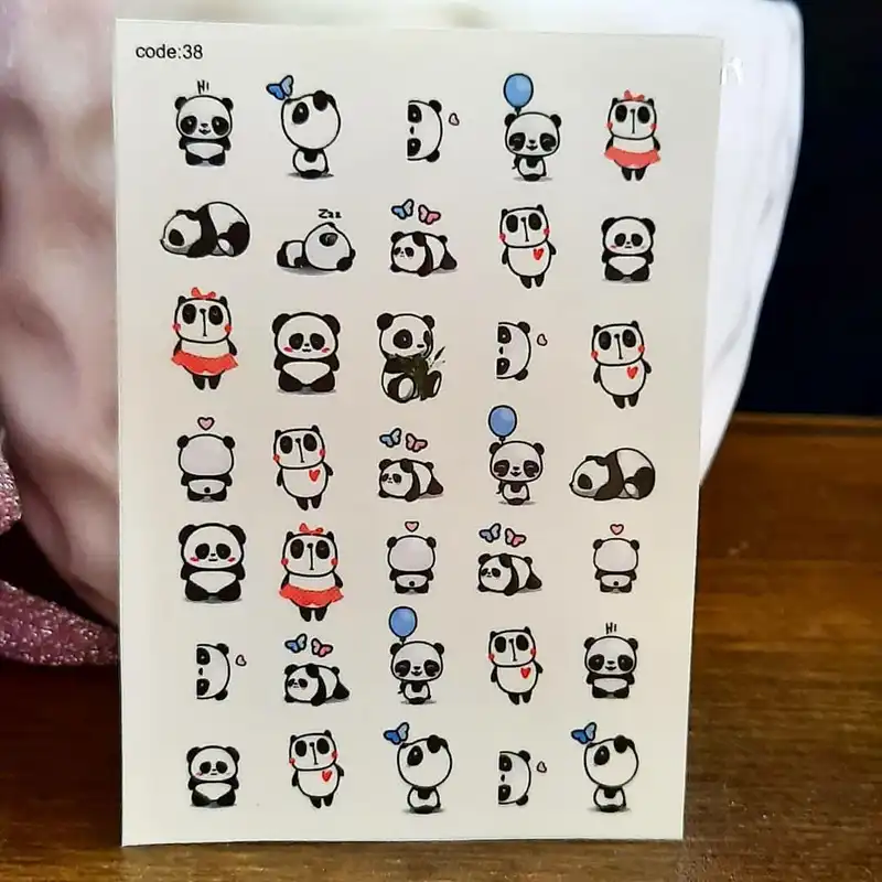 استیکر طراحی ناخن مدل C34