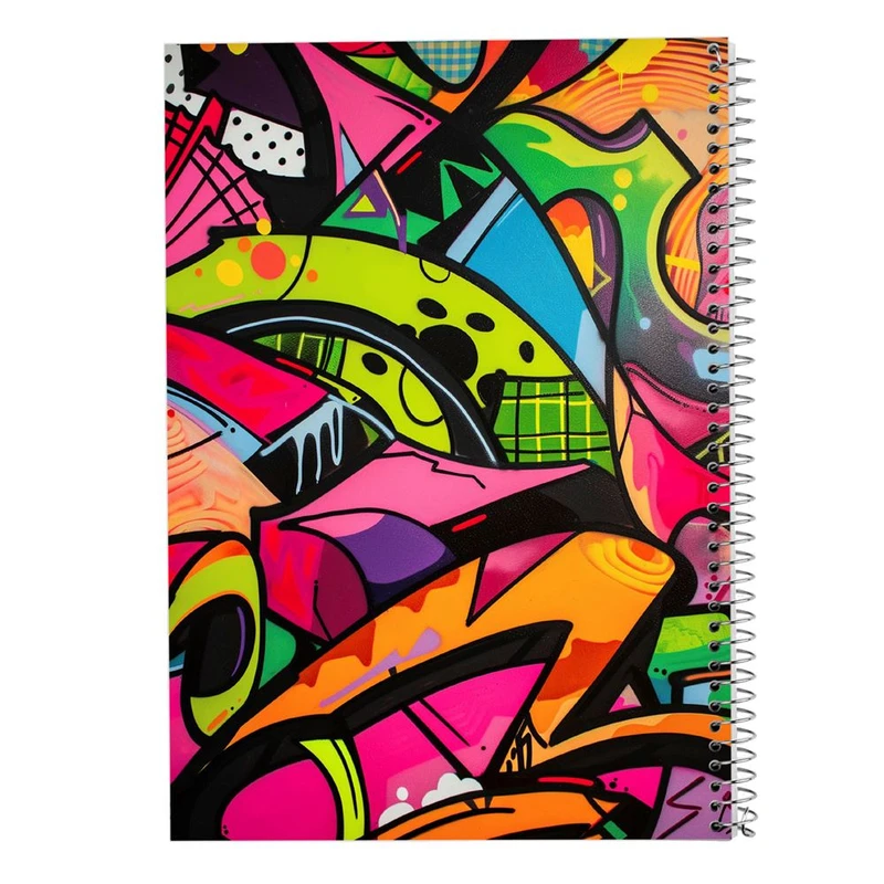 دفتر ژورنال نویسی 50 برگ مدوپد مدل نقطه ای طرح اشکال فانتزی کد DF16320