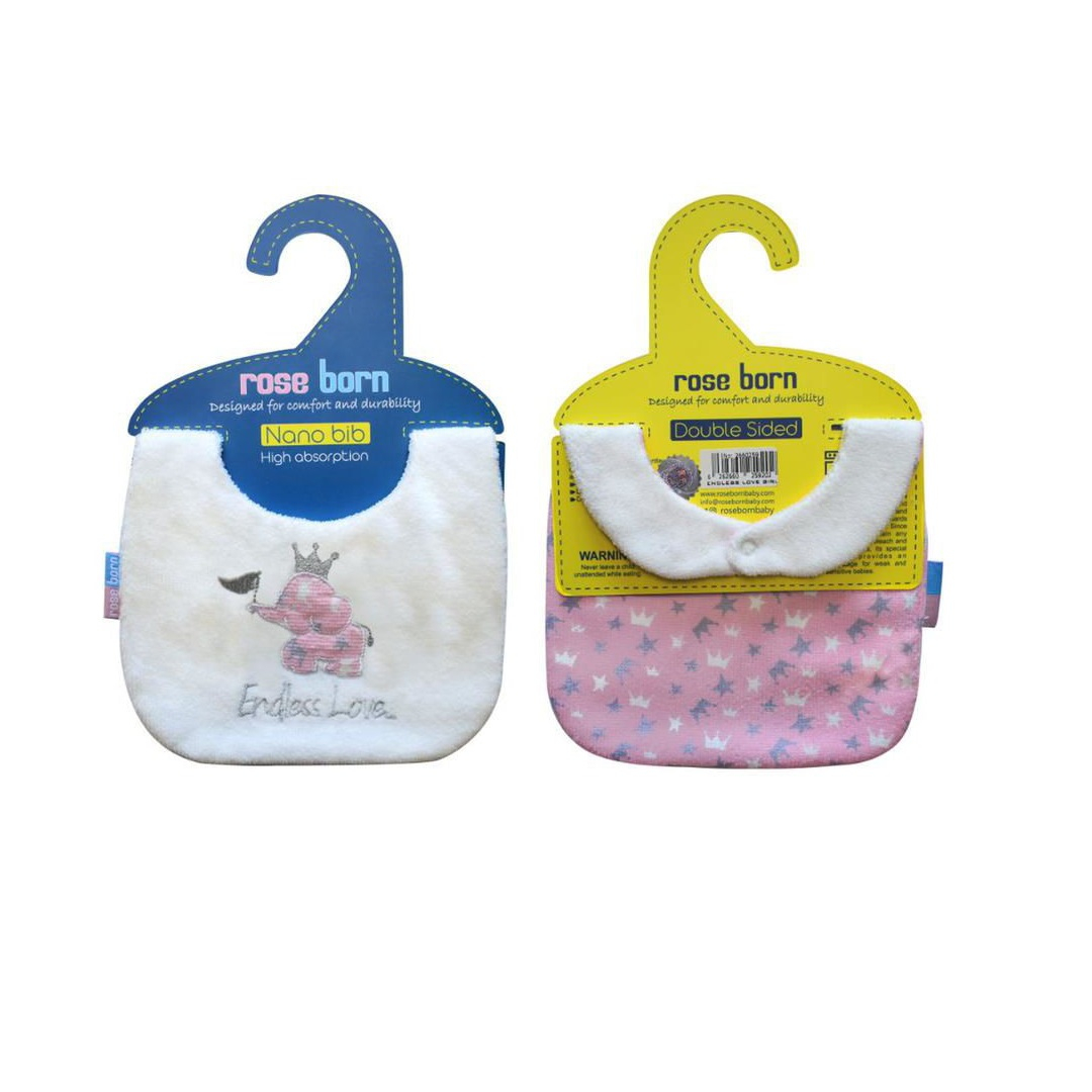 پیش بند نوزادی رزبورن مدل ENDLESS LOVE GIRL