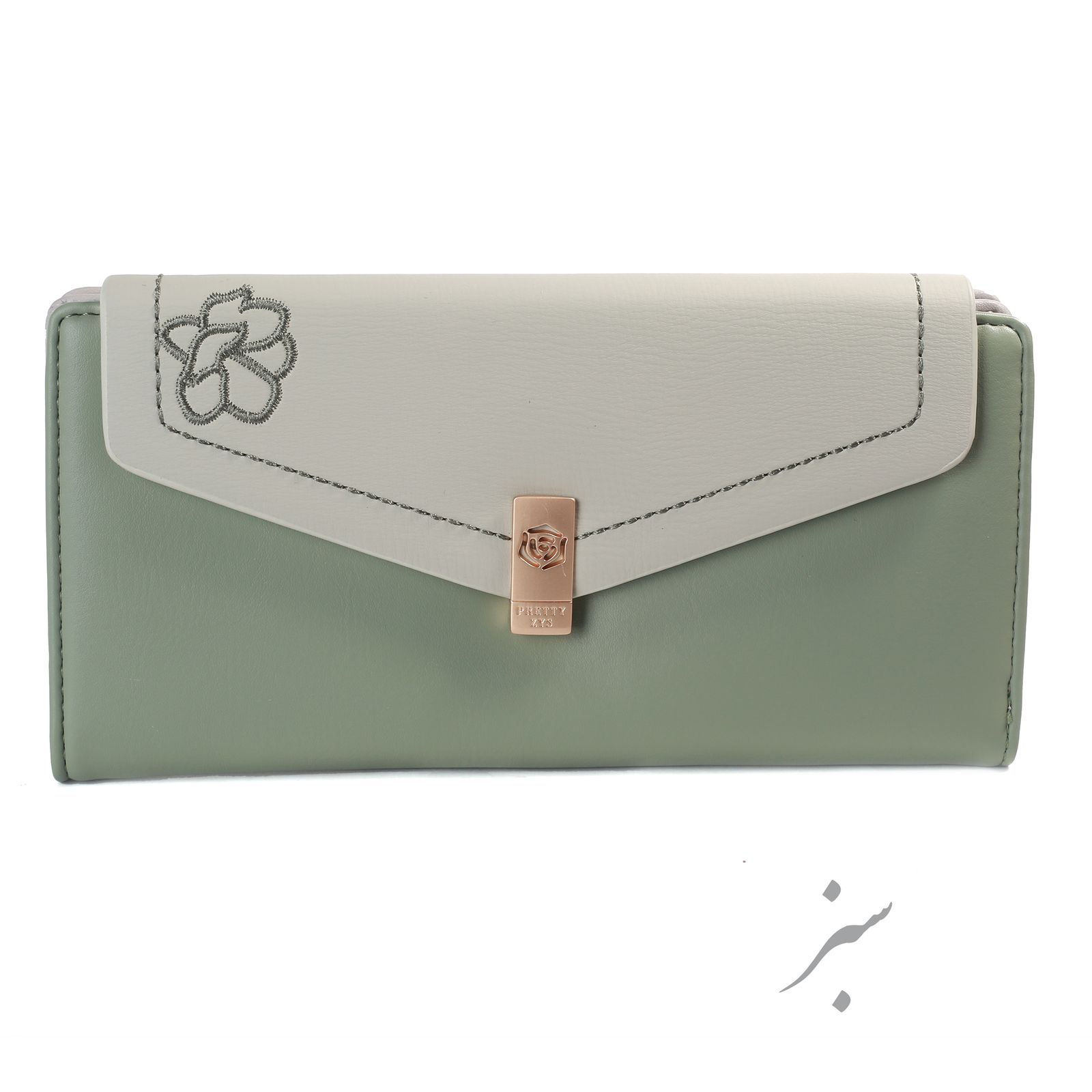 کیف پول زنانه پرتیزس طرح گلدوزی کد 2020023 - - 7