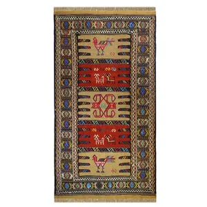 گلیم دستبافت دو متری کد 5036