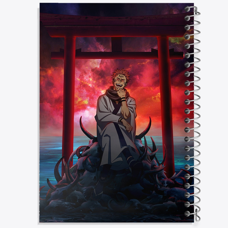 دفتر مشق 100 برگ خندالو طرح انیمه جوجوتسو کایزن کد F827