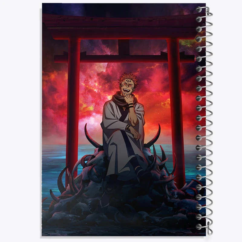 دفتر لیست خرید 50 برگ خندالو طرح انیمه جوجوتسو کایزن کد F827