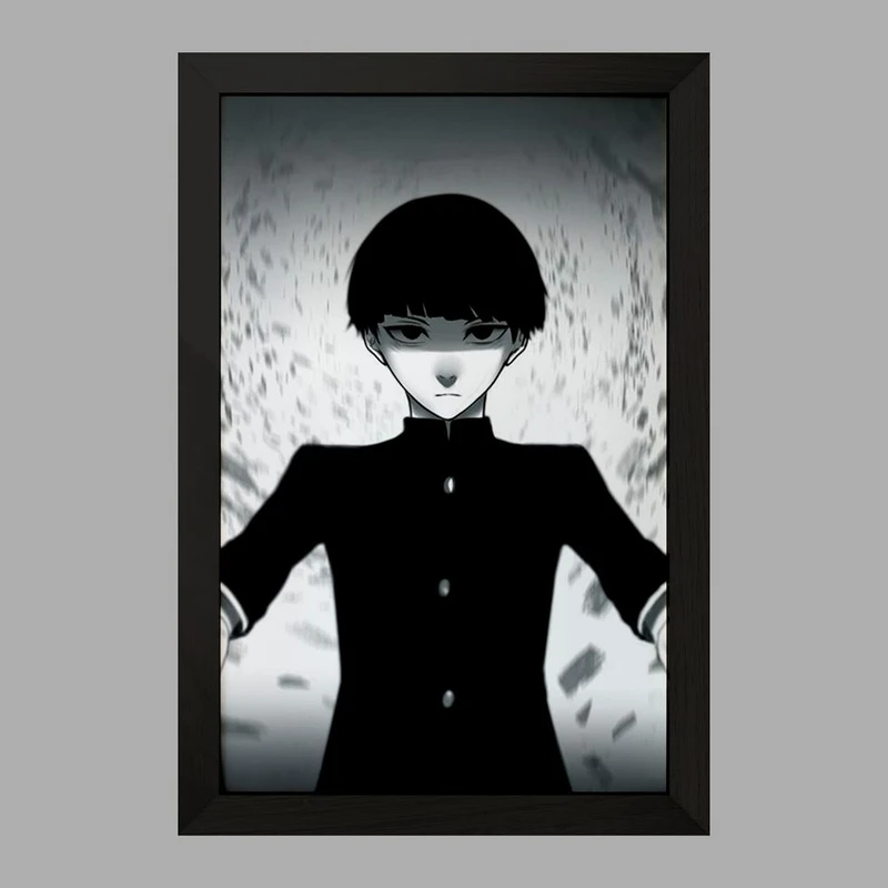 تابلو خندالو مدل شییکو انیمه موب سایکو Mob Psycho 100 کد 24461