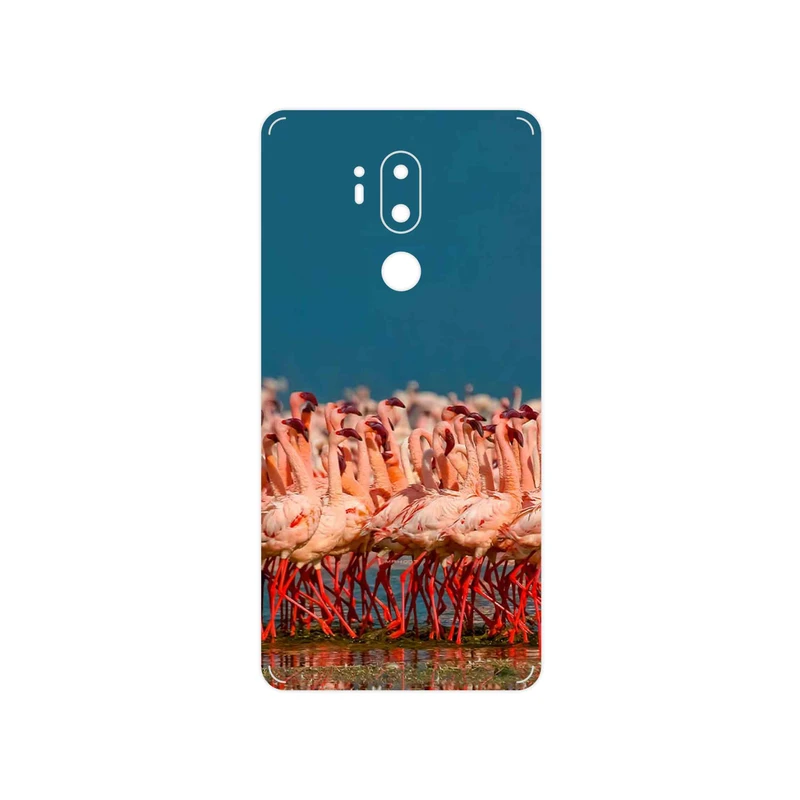 برچسب پوششی ماهوت مدل Flamingo مناسب برای گوشی موبایل ال جی G7 PLUS THINQ
