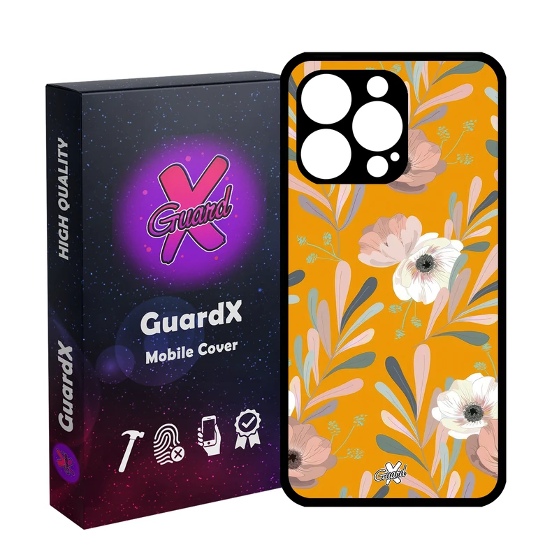 کاور گارد ایکس طرح Flower مدل Glass10647 مناسب برای گوشی موبایل اپل iPhone 13 Pro