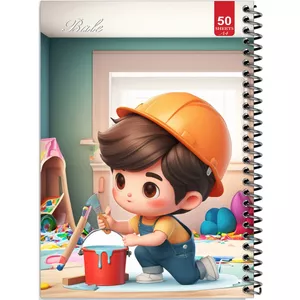 دفتر نقاشی 50 برگ انتشارات بله طرح پسر نقاش کد A4-L611