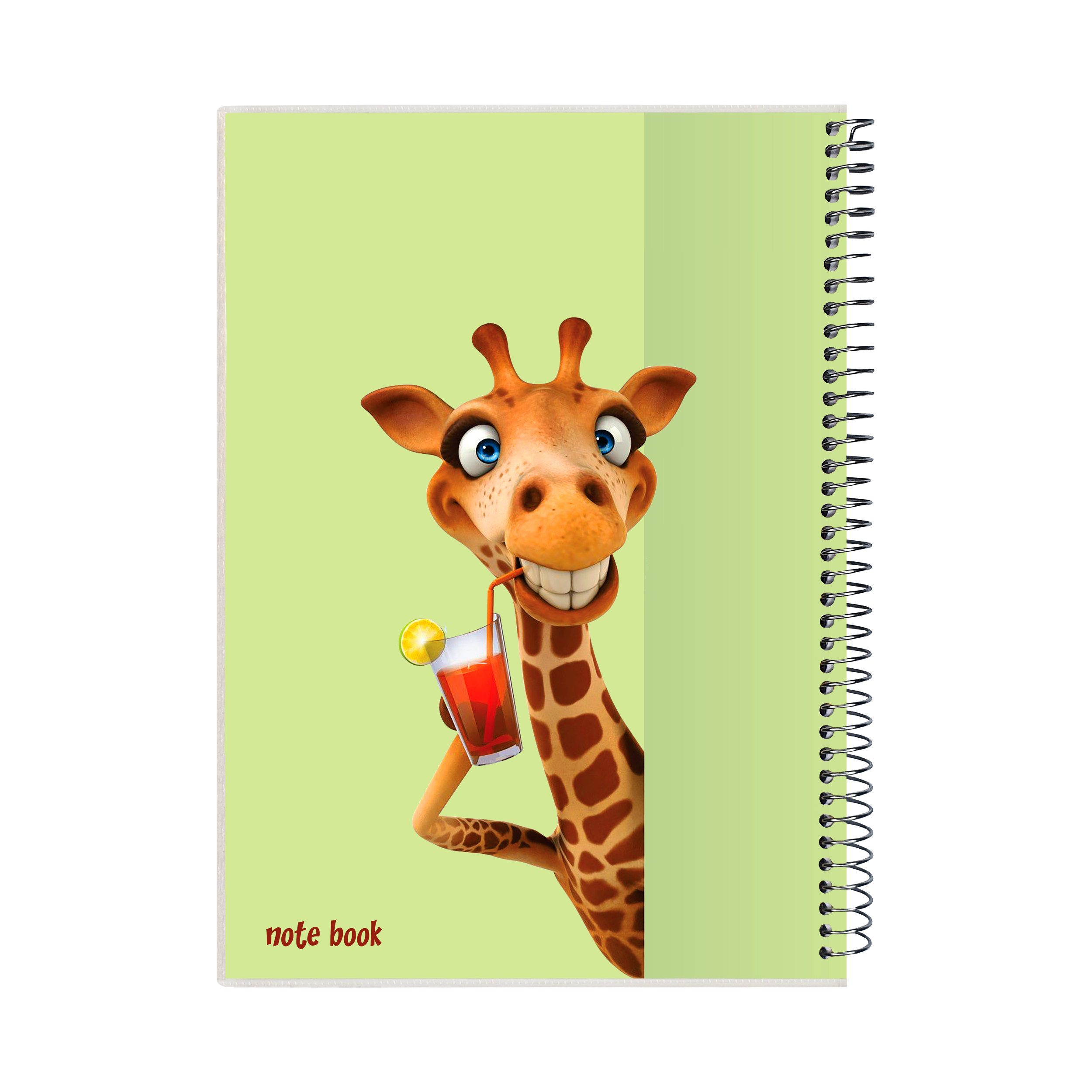 دفتر مشق 100 برگ پدیده نقش طرح happy giraffe