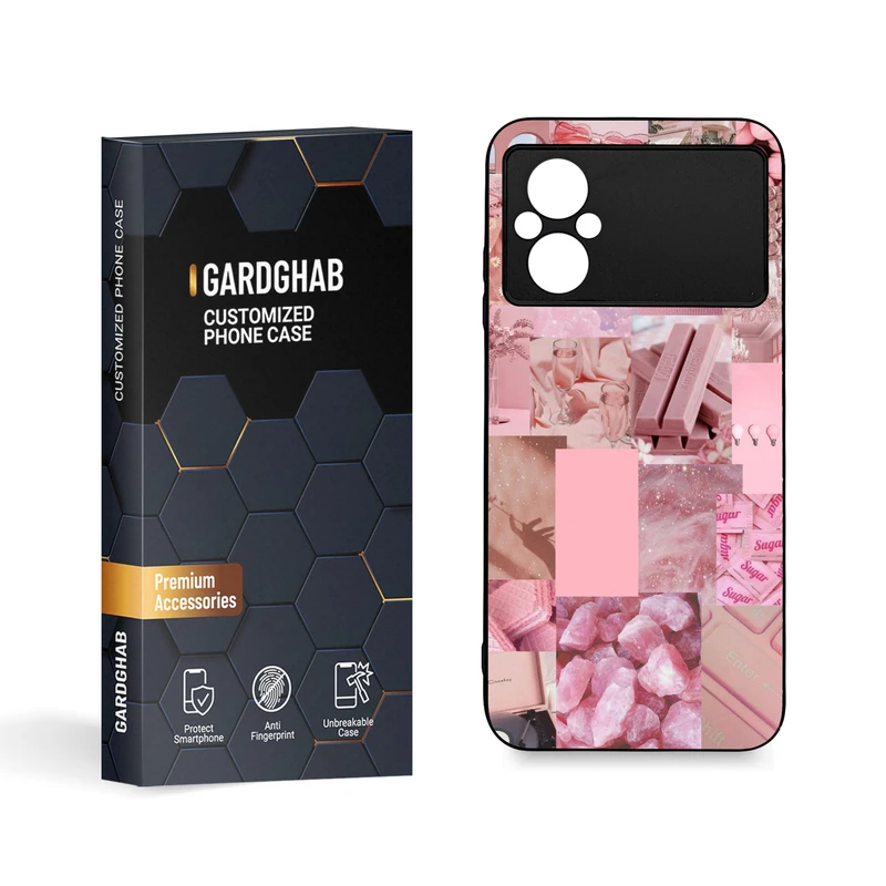 کاور گارد قاب مدل دخترانه مناسب برای گوشی موبایل شیائومی Poco M4 5G / Poco M5 4G