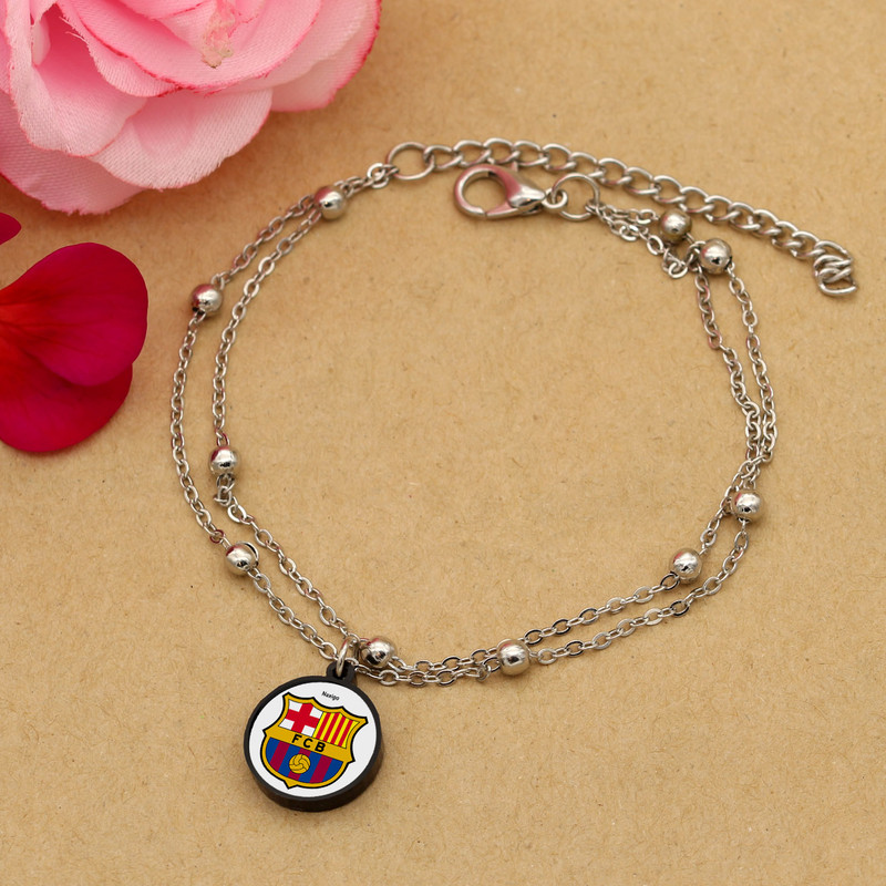 پابند زنانه ناکسیگو مدل شب تاب طرح بارسلونا کد LB7400