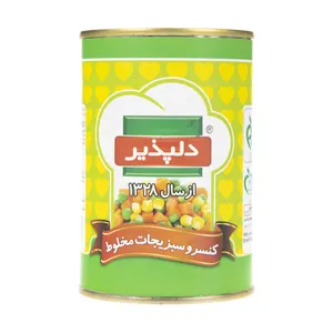 کنسرو سبزیجات مخلوط دلپذیر - 420 گرم