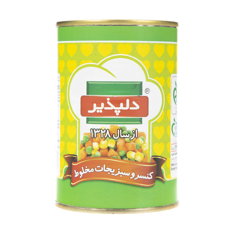 کنسرو سبزیجات مخلوط دلپذیر - 420 گرم
