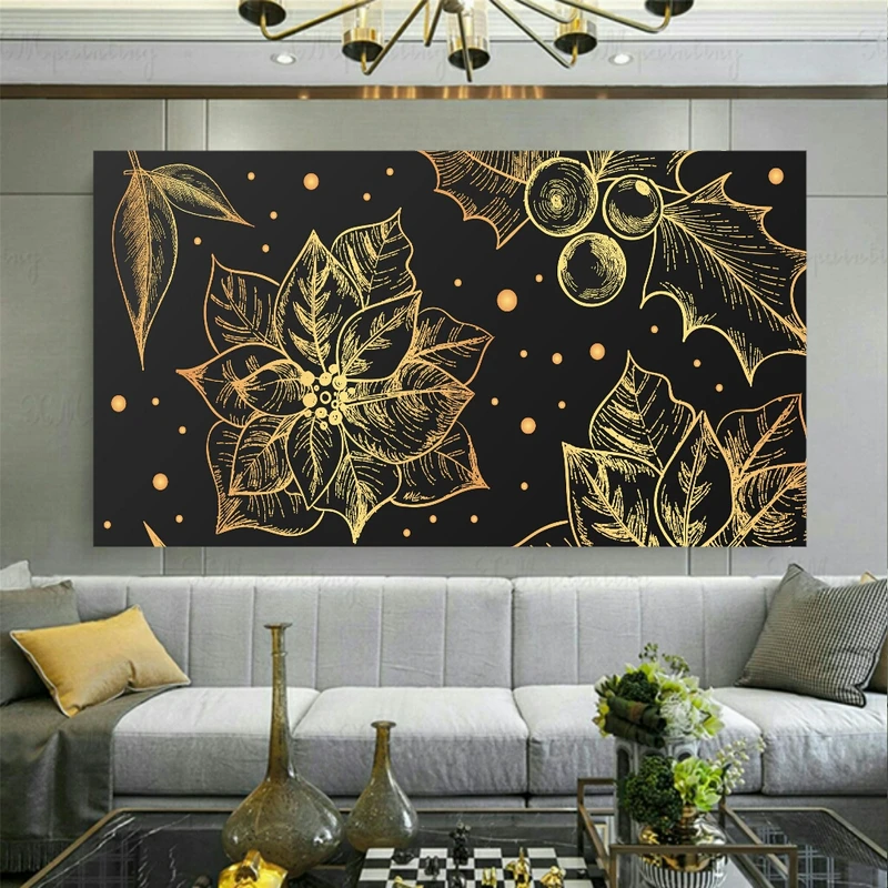 پوستر دیواری طرح گل مدل ZB315