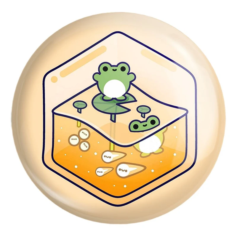 پیکسل خندالو طرح قورباغه کد 29177 مدل بزرگ