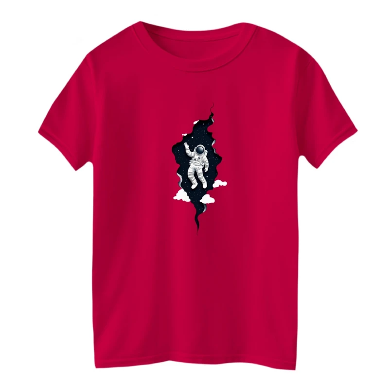 تی شرت آستین کوتاه بچگانه مدل فضانورد
