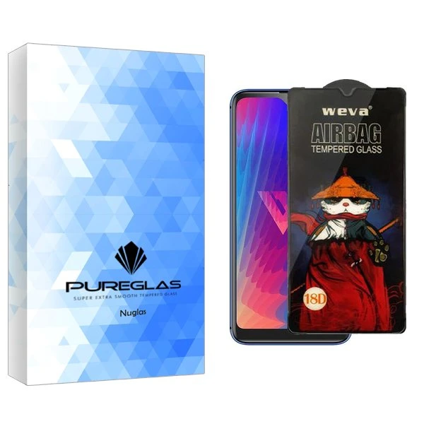 محافظ صفحه نمایش پیور گلس مدل NueGlas Airbag مناسب برای گوشی موبایل ال جی W30