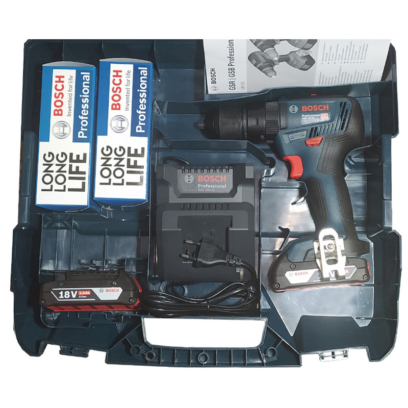 دریل پیچ گوشتی شارژی چکشی بوش مدل GSB 18 V 50 EC